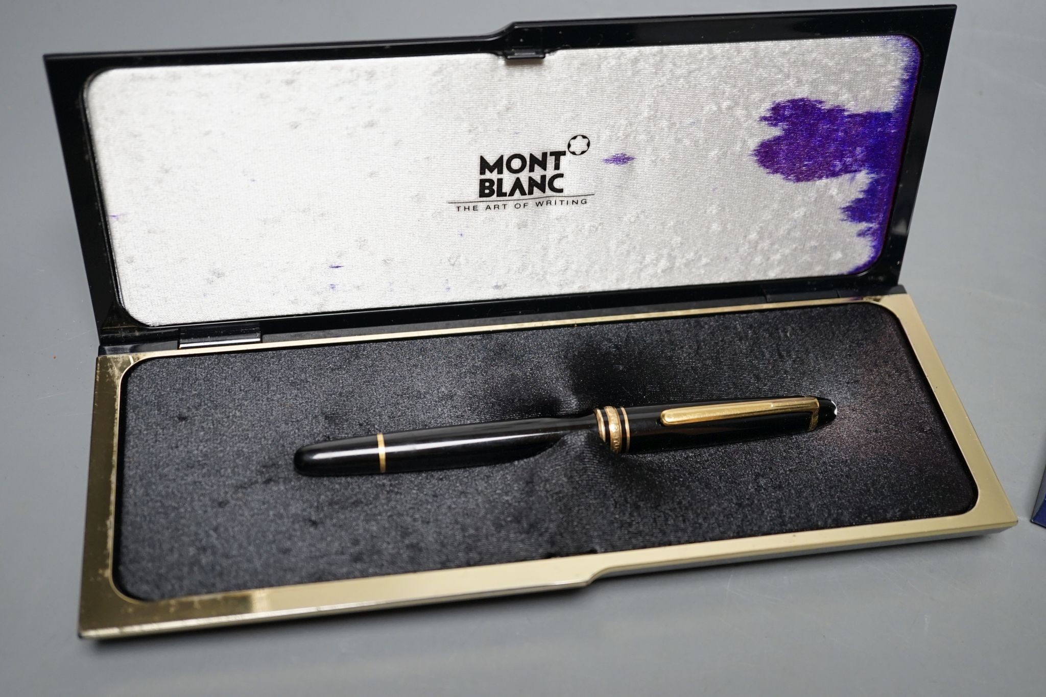 4 pens including Mount Blanc, Parker and two Watermans